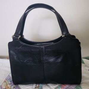 Monsac Black Leather Bag